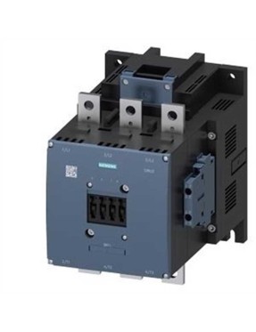 Siemens Sirius Kontaktör 3RT1075-6AB36 200kW 400A 400VAC 23-26VDC 2NO+2NC Vida Bağlantılı 3 Kutuplu AC-3E/AC3