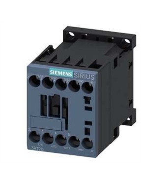 Siemens Sirius Kontaktör 3RT2015-1AP01 3kW 7A 230VAC 1NO Vida Bağlantılı S00 Boy 3 Kutuplu AC-3E/AC3
