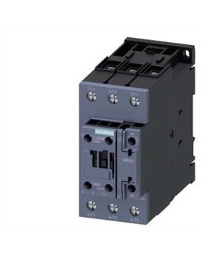 Siemens Sirius Kontaktör 3RT2036-1NB30 22kW 51A 20-33VAC/DC 1NO+1NC Vida Bağlantılı S2 Boy 3 Kutuplu AC-3E/AC3