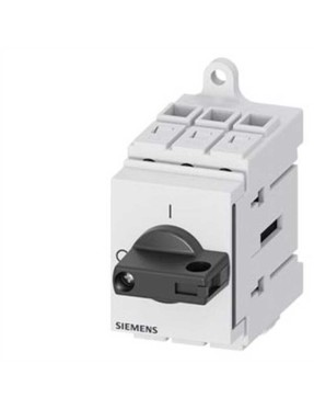 Siemens 3LD3430-0TK11 3LD3 Acil Stop Şalterleri, Raya/Panoya Monte Edilebilir Tahrik Kolu, Siyah 63A 22 Kw