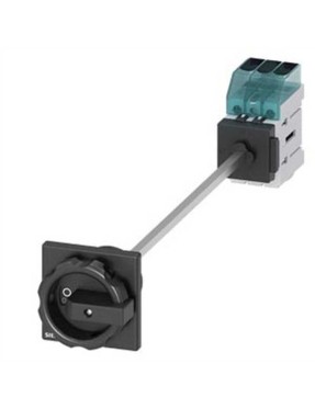 Siemens 3LD3048-0TK51 3LD3 Acil Stop Şalterleri Dipten Tespitli Tahrik Kolu Kilitlemeli Kapı Bağlantılı Siyah 16A 75 Kw