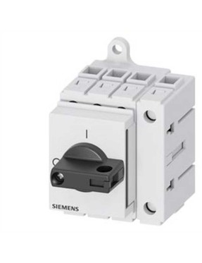 Siemens 3LD3030-0TL11 3LD3 Acil Stop Şalterleri 3 Faz Nötr Raya/Panoya Monte Edilebilir Tahrik Kolu Siyah 16A 75Kw