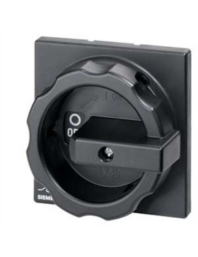 Siemens 3LD9224-1B Önden Dipten Tespitli Şalter Aksesuarları Siyah Tahrik Mandalı Şalter Tipi 3Ld20 21 22