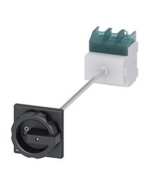 Siemens 3LD2714-0TK51 Acil Stop Şalterleri Tahrik Kolu Siyah Dipten Tespitli Kilitlemeli Kapı Bağlantılı A1