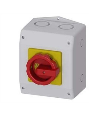 Siemens 3LD2565-0TB53 3LD2 Kutulu Tipler Ip65 Tahrik Kolu Sarı Kırmızı 63A 22 Kw