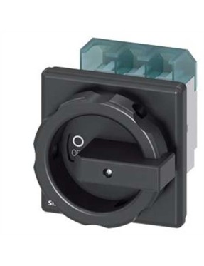 Siemens 3LD2504-0TK51 Acil Stop Şalterleri Önden Tespitli Tahrik Kolu Siyah A 63 22 Kw