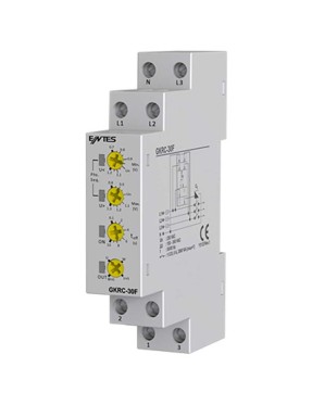 Entes M4982 GKRC-30F Trifaze Gerilim Koruma Rölesi 230VAC DIN I Seçilebilir Aşırı/Düşük Gerilim Algılamalı