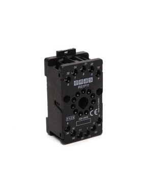 Emas RS1P11H1 RS1 11 Pin Siyah Röle Soketi
