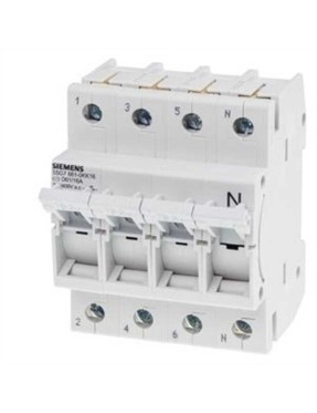 Siemens 5Sg7661 0Kk16 16A N Mınızed Sigortalar 230 400 V Ac D01 Boy İçin 3 N Fazlı 4Te Genişliğinde