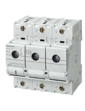 Siemens 5Sg7133 63A N Mınızed Sigortalar 230 400 V Ac D02 Boy İçin 3 Fazlı 4 5Te Genişliğinde