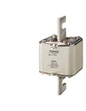 Siemens 3Na3480 Steatit Seramik Gövdeli Nh Bıçaklı Sigorta Buşonu 1000A Boy 4 Genişlik 101 8Mm