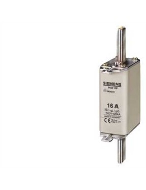 Siemens 3Na3124 Steatit Seramik Gövdeli Nh Bıçaklı Sigorta Buşonu 80A Boy 1 Genişlik 30Mm