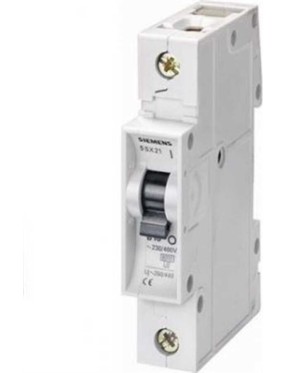 Siemens 5Sx2103-7 Cırcuıt Breaker T55 230/400V, 6Ka, 1-Pole, C, 3A