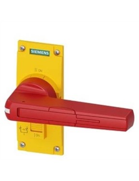 Siemens 3Kc9401 2 3Kc Tipi Yük Kesici Aksesuarı Tahrik Kolu Sarı Kırmızı Acil Stop Tipi Boy 4