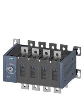 Siemens 3Kc0444 0Qe00 0Aa0 3Kc Tipi Manuel Transfer Şalteri 3 Kutuplu Soldan Tahrikli Boy 4 500A