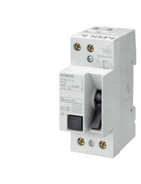 Siemens 5Sm1317-0 Kaçak Akım Koruma Şalteri 80 A, 30 Ma, Un Ac: 230 V Artık Akım Devre Kesici, 2-Kutuplu (Muadil Ürün: 5Sv4317-0)