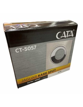 Cata Ct 5057 Jaguar Kare Spot Satin Kasa Platin