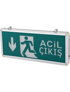 Cata Ct 9178 3W Exit Cikis Armaturu Ledli 3 Saat Akülü