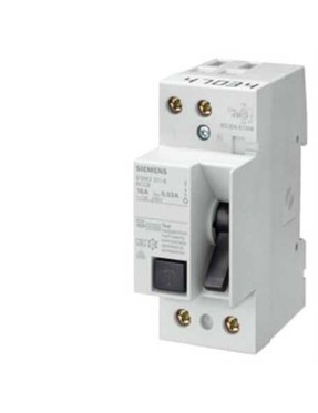Siemens 5Sm3316 0 Kacak Akim Koruma Salteri 63 A 30 Ma Un Ac 230 V Artik Akim Devre Kesici 2 Kutuplu