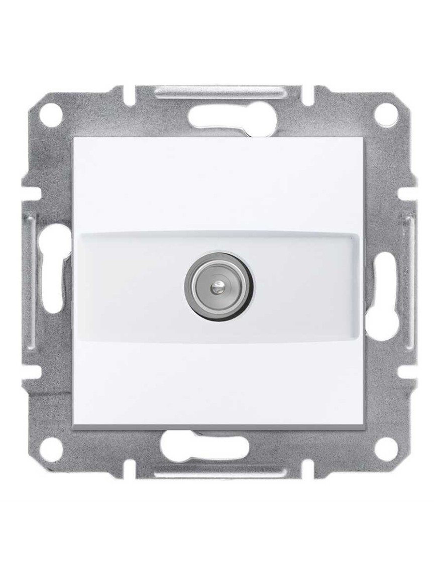 Schneider EPH3270321 Asfora Tv Prizi Geçişli 8 Db Beyaz (Çerçevesiz) Schneider Eph3270321 Asfora Tv Prizi Geçişli 8 Db Beyaz (Çerçevesiz)