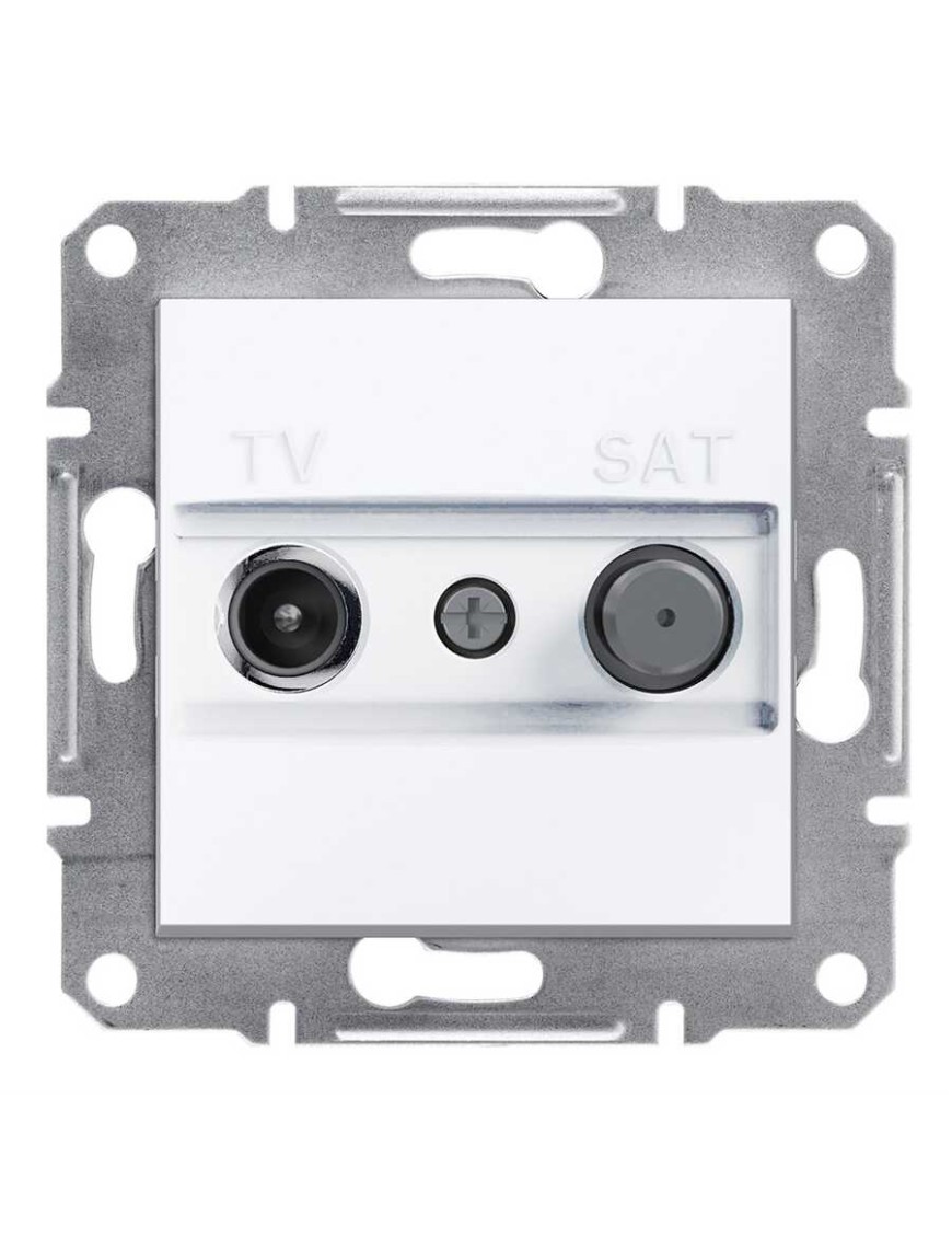 Schneider EPH3470121 Asfora Tv-Sat Prizi Sonlu F Tipi İkili Beyaz (Çerçevesiz) Schneider Eph3470121 Asfora Tv-Sat Prizi Sonlu F Tipi İkili Beyaz (Çerçevesiz)