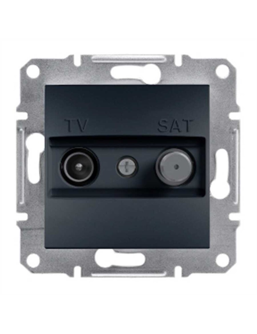 Schneider EPH3400171 Asfora Tv/Sat Priz Sonlu 1Db Antrasit (Çerçevesiz) Schneider Eph3400171 Asfora Tv/Sat Priz Sonlu 1Db Antrasit (Çerçevesiz)