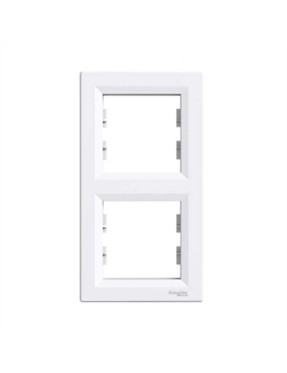 Schneider Asfora Beyaz İkili Dikey Çerçeve - EPH5810221