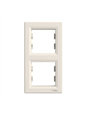 Schneider Asfora Krem İkili Dikey Çerçeve - EPH5810223