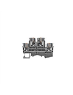 Molwex 160 180 2.5mm2 Çift Katlı Köprülü Yaylı Gri Klemens