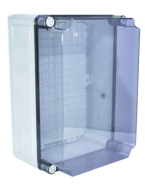 Tp Electric 3310-228-0100D 250X360X200 Şeffaf Kapak Pc Abs Rakor Girişsiz IP67
