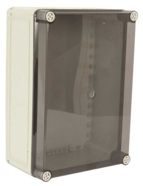Tp Electric 3310-227-0600D 250X360X150 Şeffaf Kapak Pc Abs Rakor Girişsiz IP67