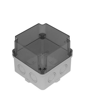 Tp Electric 3310-223-0100 110X110X100 8 Çıkışlı Derin Şeffaf Vidalı Kapak IP67