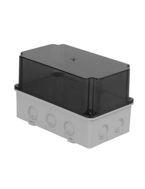 Tp Electric 3310-218-0100 130X220X140 10 Çıkışlı Derin Şeffaf Vidalı Kapak IP67