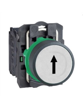 Schneider Xb5Aa3341 Beyaz Komple Buton 22 mm Yaylı Dönüş 1Na 'Yukarı Ok''