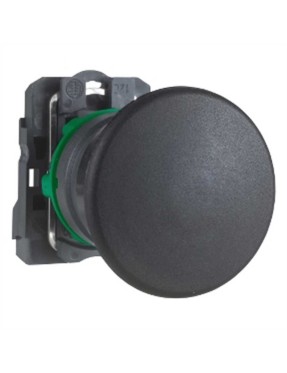 Schneider Xb5Ac21 Siyah 40 mm Mantar Buton Başlığı 22 mm Yaylı Dönüş 1Na