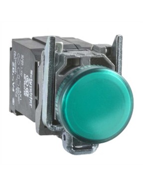 Schneider Xb4Bvm3 230-240V Entegre Led'Li Yeşil Komple Pilot Işığı 22 mm Düz Lens