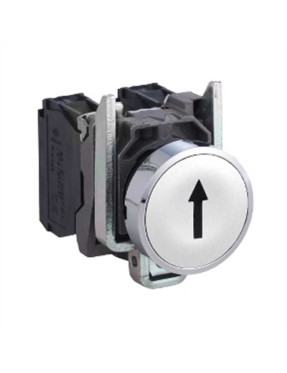 Schneider Xb4Ba3341 Beyaz Komple Buton 22 mm Yaylı Dönüş 1Na 'Yukarı Ok''