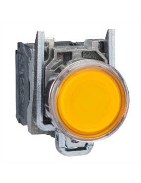 Schneider Xb4Bw3565 Turuncu Komple Işıklı Buton 22 mm Yaylı Dönüş 1Na 1Nk 250V
