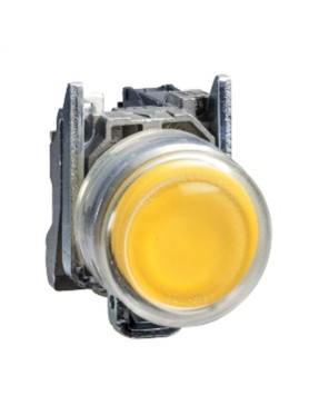 Schneider Xb4Bp51 Sarı Çıkık Komple Buton 22 mm Yaylı Dönüş 1Na İşaretsiz