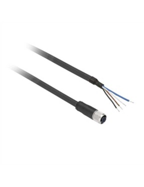 Telemecanique Xzcp0941L2 Ön Kablolu Konnektörler Xz-Düz Dişi-M8-4 Pim-Kablo Pur 2M