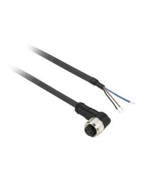 Telemecanique Xzcp0666L2 Ön Kablolu Konnektörler Xz-Dirsekli Dişi-M8-3 Pim-Kablo Pur 2M