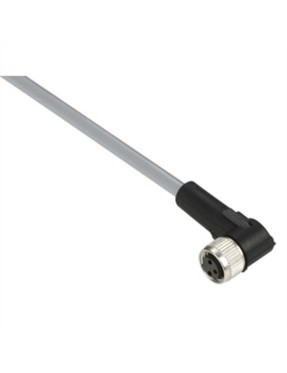 Telemecanique Xzcpv0666L2 Hazır Kablolu Konnektörler Xz-Dirsekli Dişi-M8-3 Pim-Kablo Pvc 2M