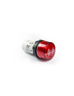 Emas MBZS024SE MB Serisi Plastik LED'li 24V AC/DC 22 mm Buzzer