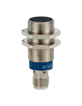 Telemecanique Xs118B3Pam12 Endüktif Sensör Xs1 M18-U50, 3Mm-Pirinç-Sn8Mm-12-24Vdc-M12