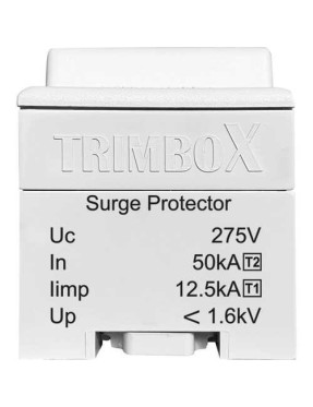 TRİMBOX YM1T1T2 B C Sınıfı 2 Kutuplu Parafudr (50kA)