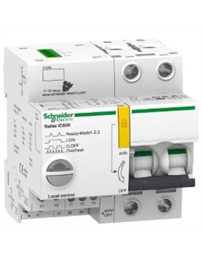 Schneider A9C62225 Reflex İc60N Ti24 25 A 2P Eğri C Entegre Kontrol Mcb