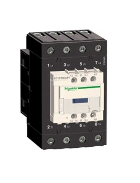 Schneider Lc1Dt80Aq7 Tesys D Kontaktör - 4P(4 Na) - Ac-1 - <= 440 V 80 A - 380 V Ac 50/60 Hz Bobin