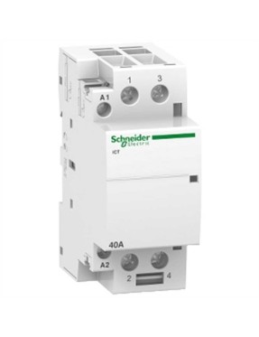 Schneider A9C20842 Kontaktör İct - 2 Kutup - 2 Na - 40 A - 220..240 V Ac