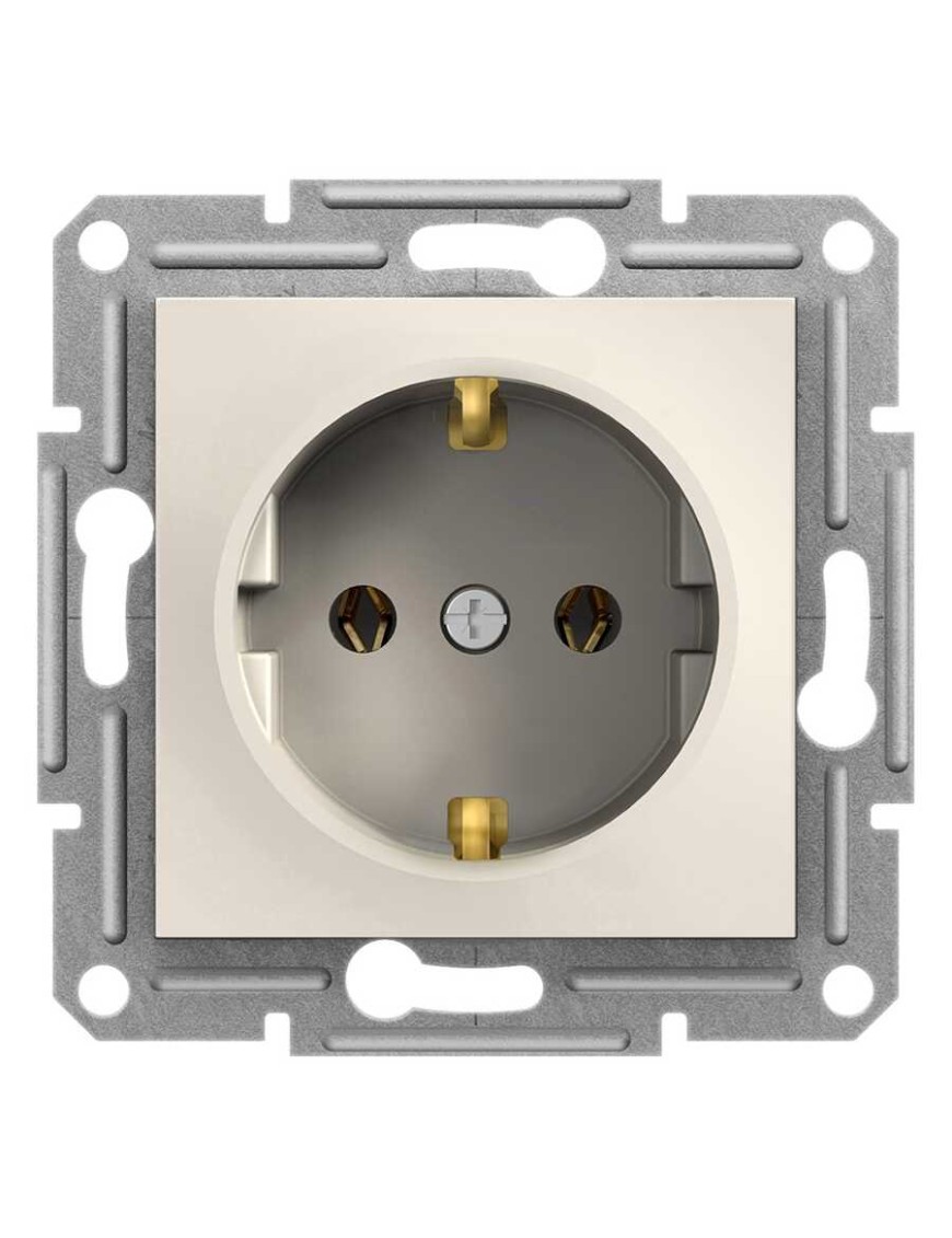 Schneider EPH2970123 Asfora Krem Topraklı Priz Çerçevesiz Schneider Eph2970123 Asfora Krem Topraklı Priz Çerçevesiz