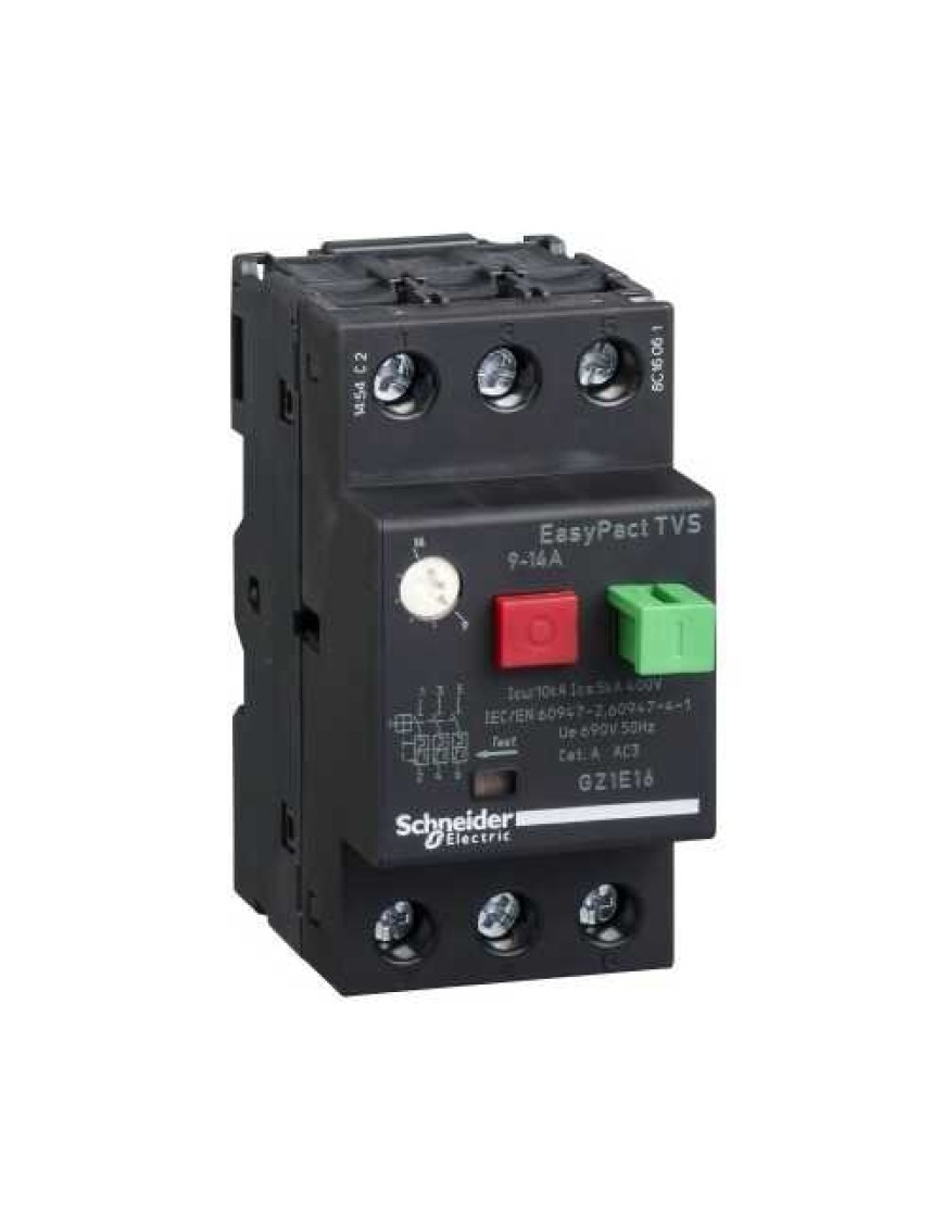 Schneider GZ1E16 Motor Koruma Şalteri 9-14A Schneider Gz1E16 Motor Koruma Şalteri 3 Kutup 9-14 A